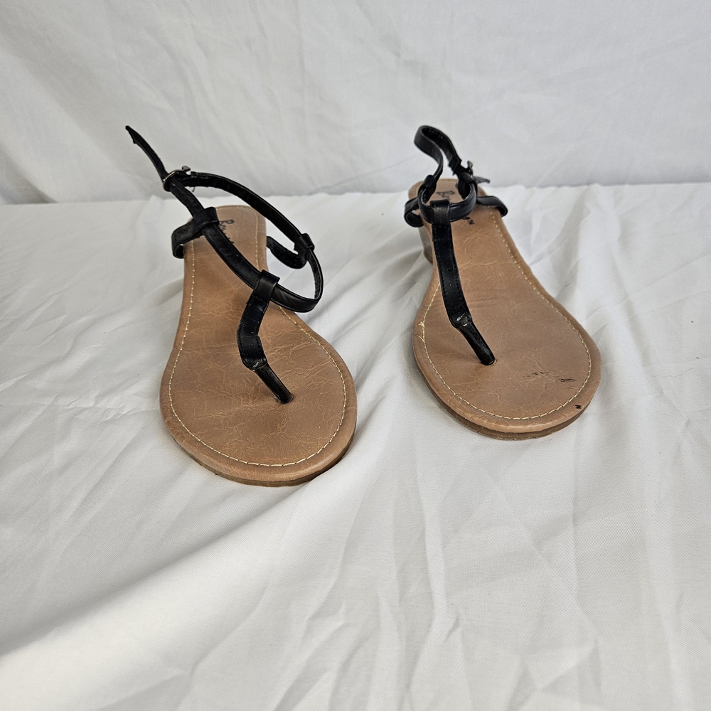 Black Strappy Sandals